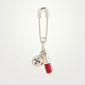 AMBUSH Sterling Silver Pill Charm Earring - UNISEX